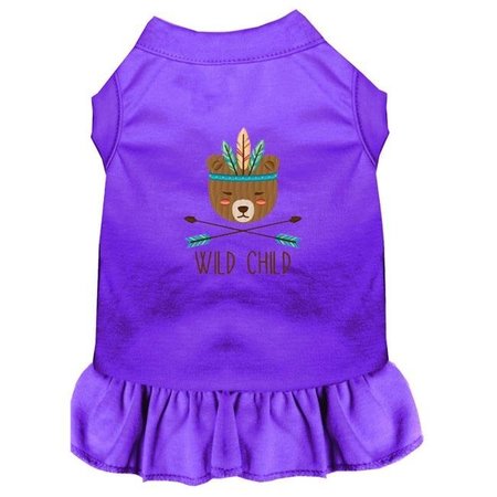 PETPAL Wild Child Embroidered Dog Dress; Purple - Extra Large PE790150